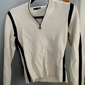 White & Black Long sleeve